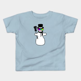 Cool Snowman Kids T-Shirt